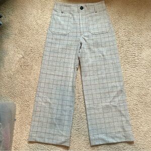 Maeve The Colette Plaid Pant Size 27